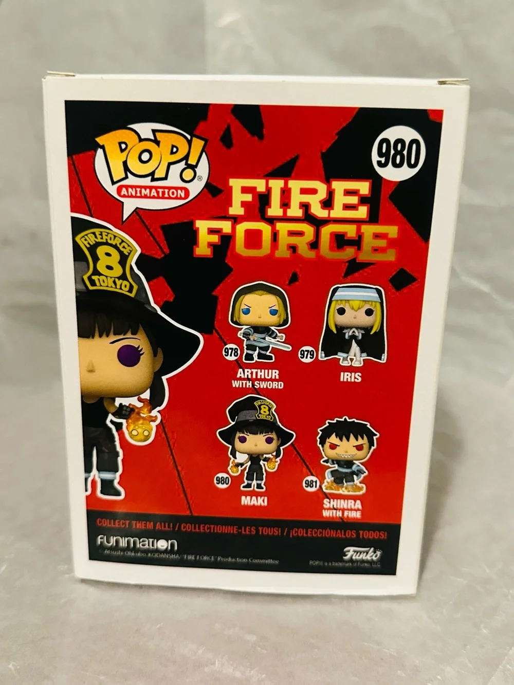 Funko Animation Fire Force Maki Vinyl Figure #980